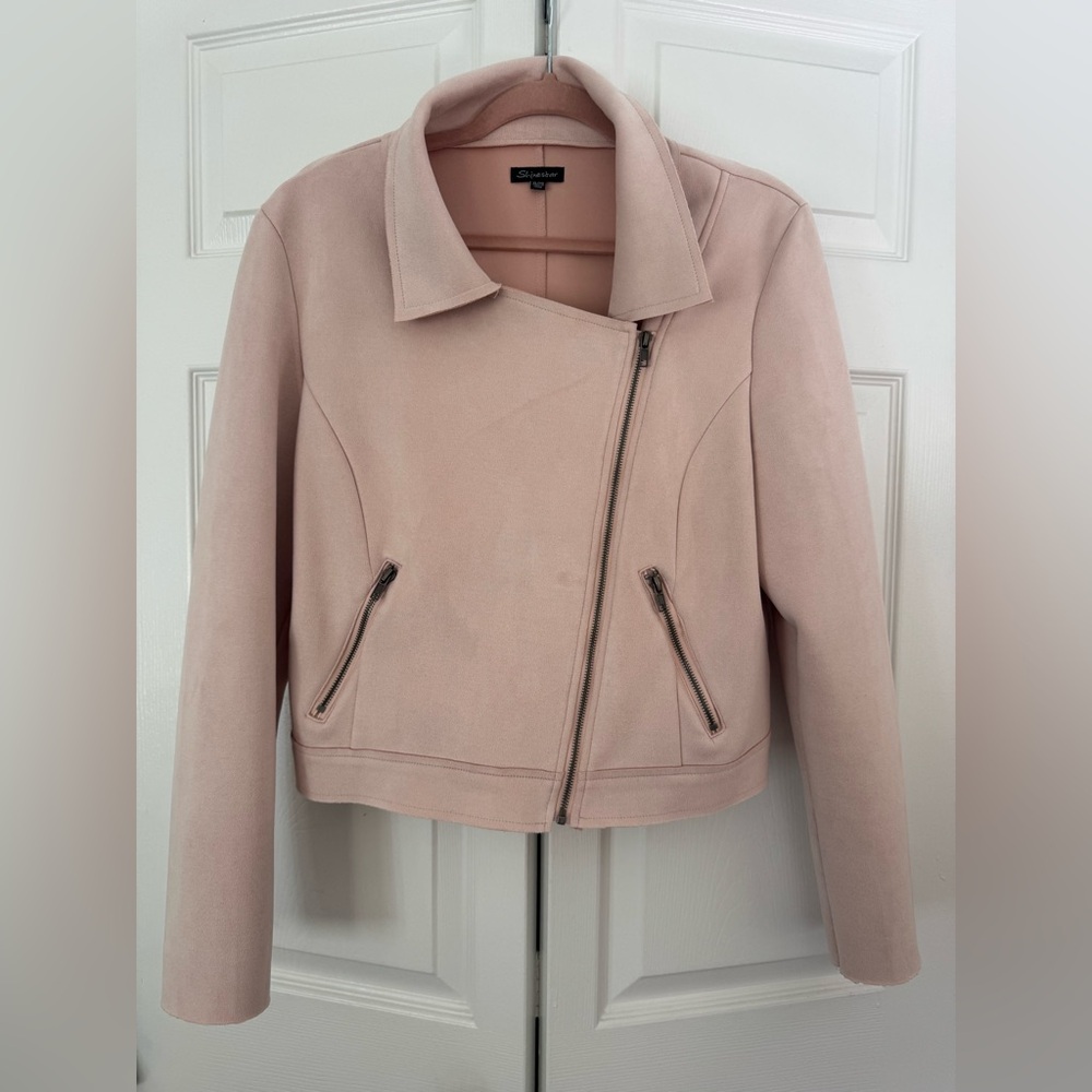 Forever 21 Blush Pink Asymmetrical Jacket